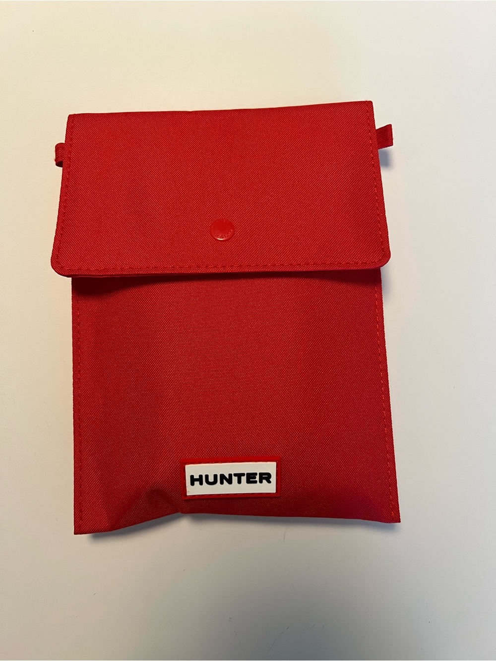 Hunter Red Nylon Toiletry Pouch